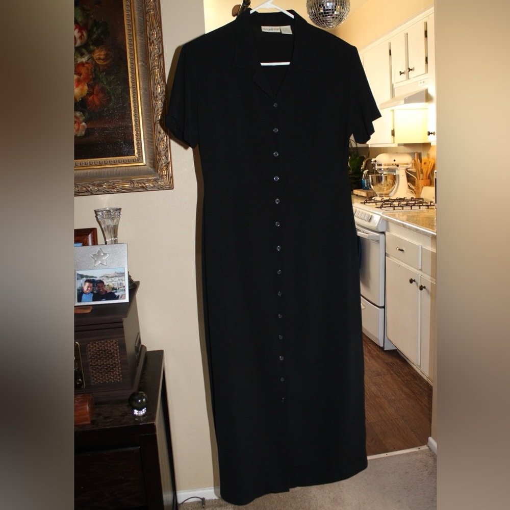 TravelSmith Classic Black Maxi Dress